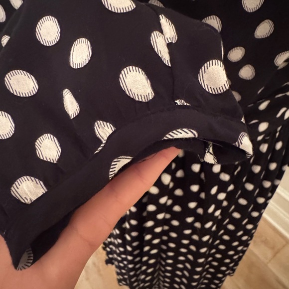 Anthropologie Maeve Gerti Midi Dress in black polka dot - Picture 10 of 13